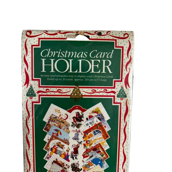 Minds Eye Vintage Christmas Card Holder for 30 Cards 1992 Victorian NIP - Picture 2 of 4